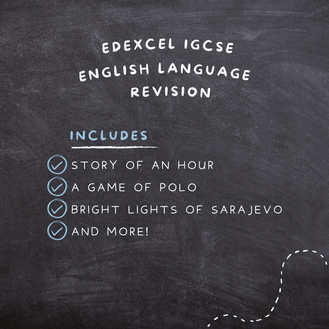 Edexcel IGCSE English Language Revision