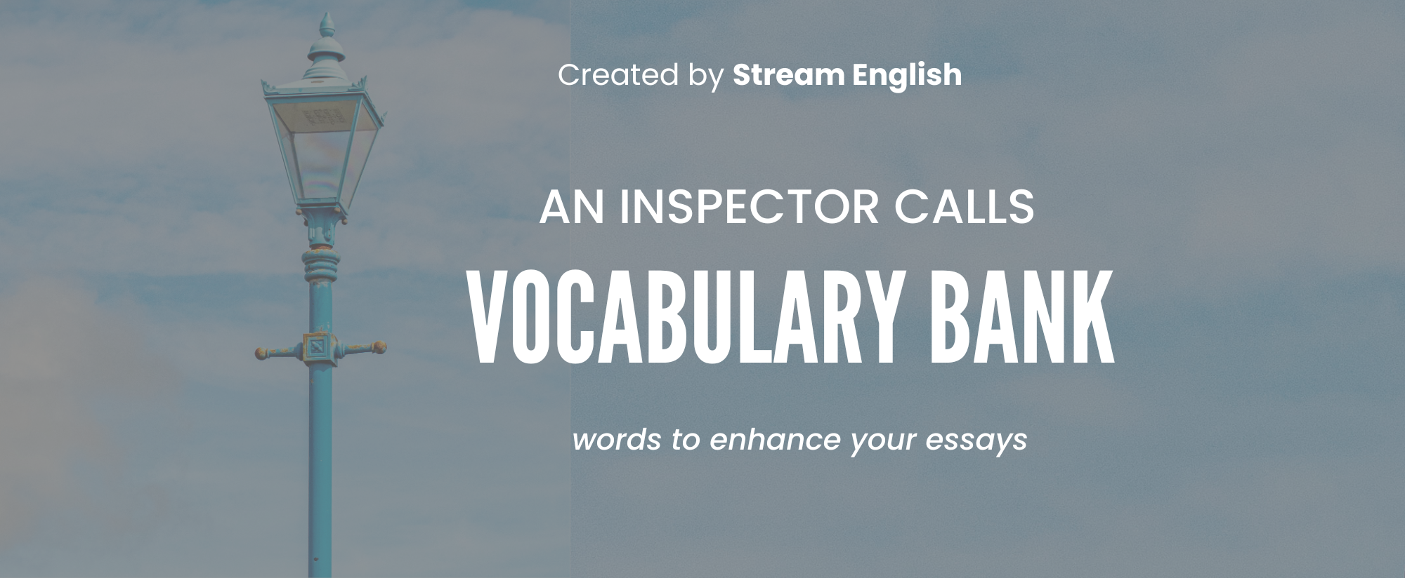 An Inspector Calls Vocabulary Bank